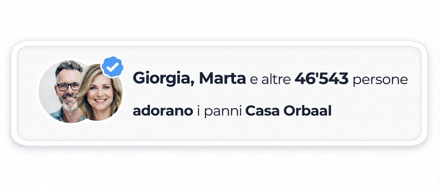 Giorgia, Marta e altre 46'543 persone adorano i panni Casa Orbaal